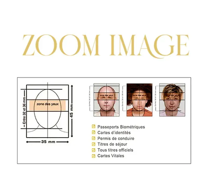 Photo d’identité (normes officielles) près de Fondettes